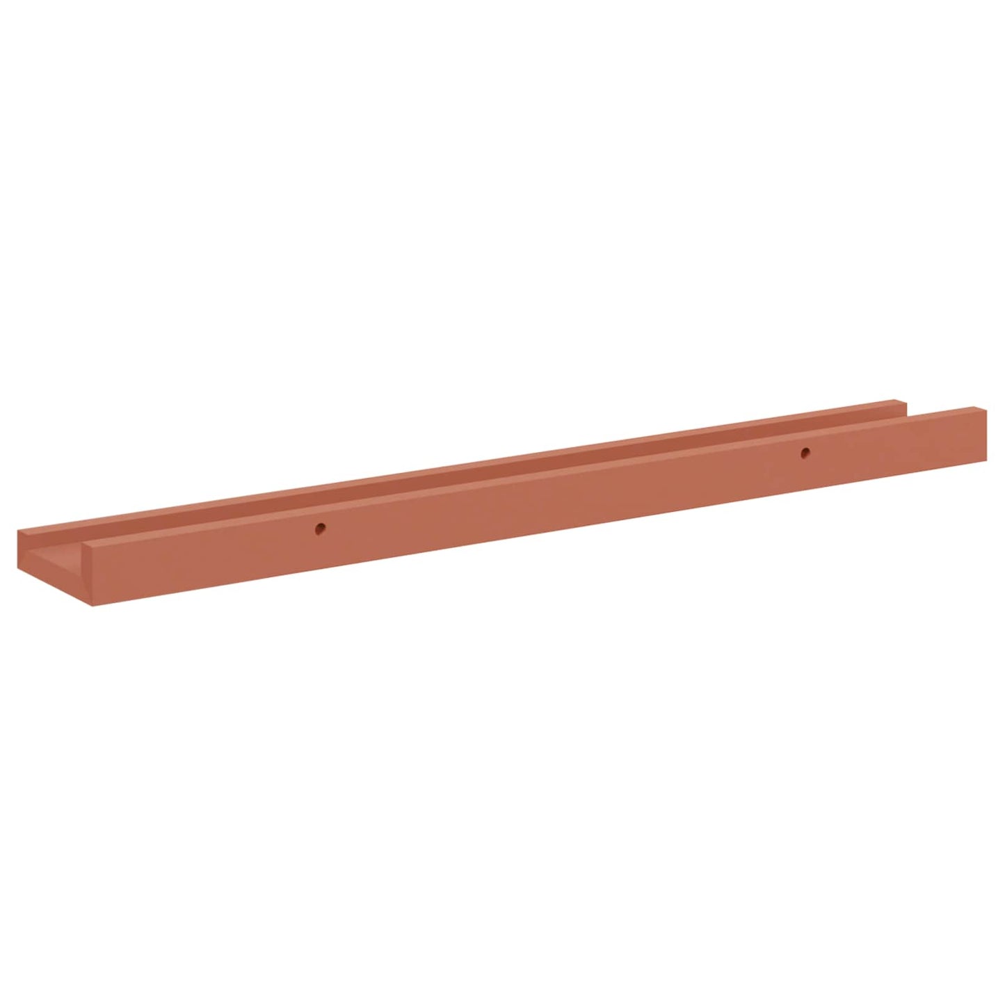 Scaffale da parete 2 pcs Rosso 60 x 9 x 3 cm Legno multistrato