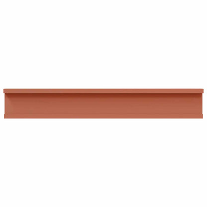 Scaffale da parete 2 pcs Rosso 60 x 9 x 3 cm Legno multistrato | homemem39