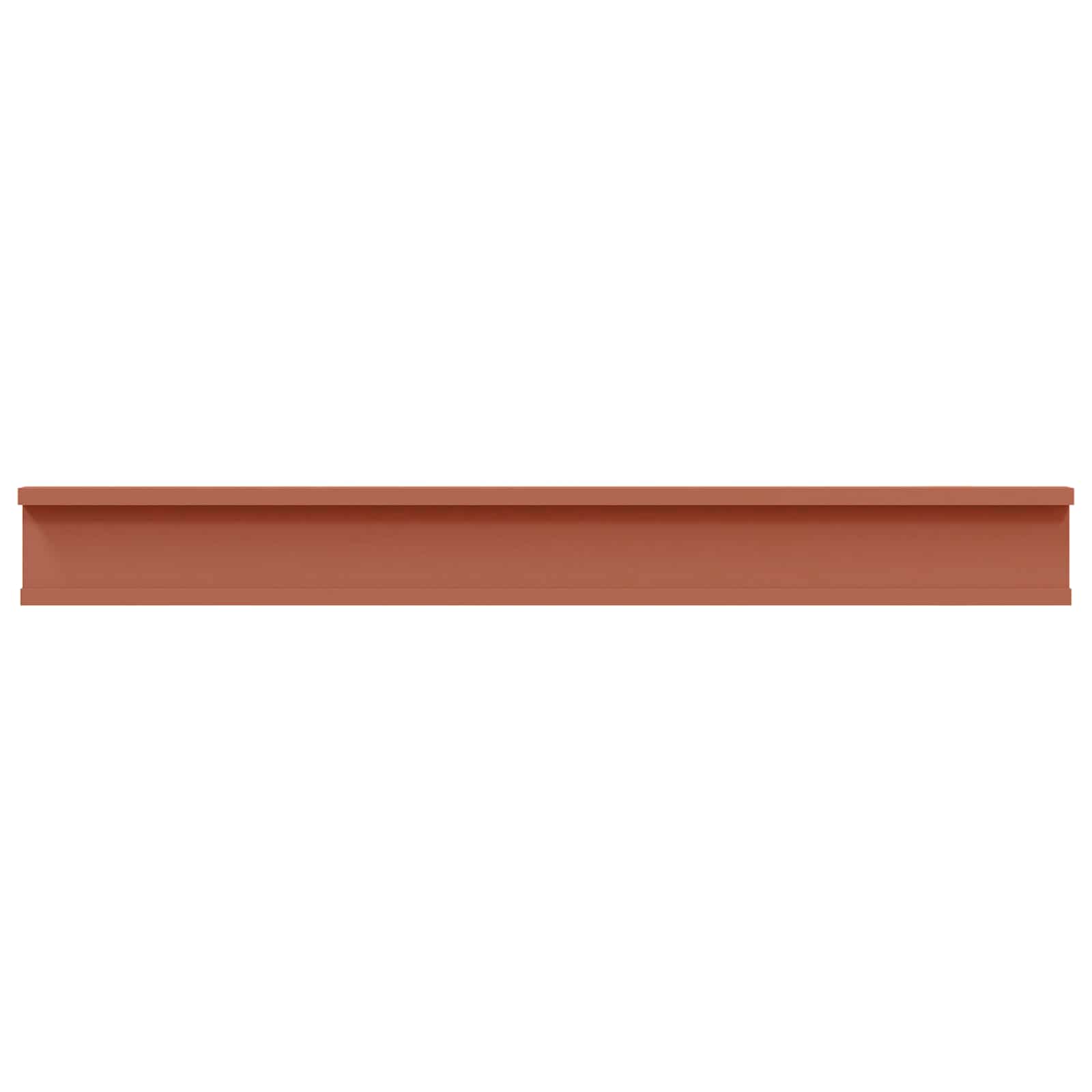 Scaffale da parete 2 pcs Rosso 80 x 9 x 3 cm Legno multistrato | homemem39