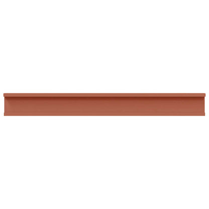 Scaffale da parete 2 pcs Rosso 80 x 9 x 3 cm Legno multistrato | homemem39