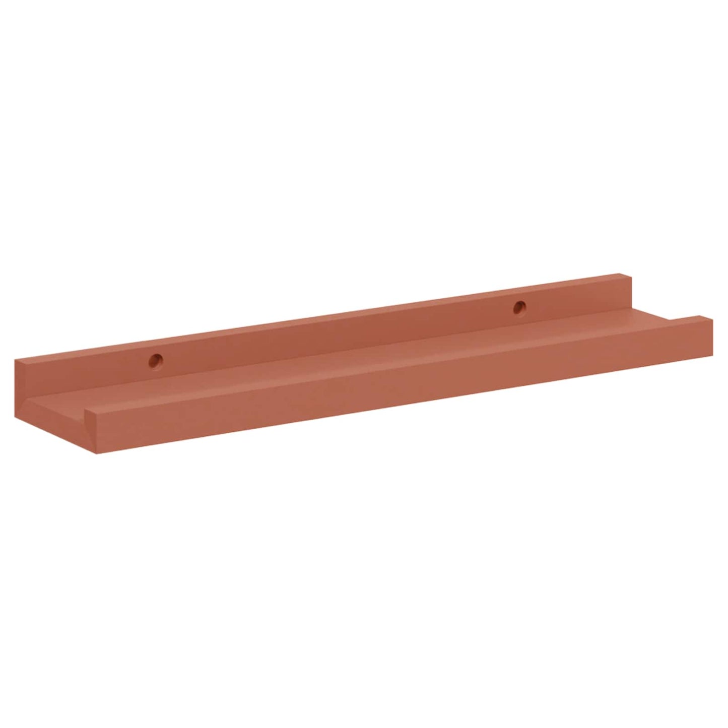 Scaffale da parete 4 pcs Rosso 40 x 9 x 3 cm Legno multistrato