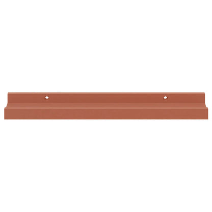 Scaffale da parete 4 pcs Rosso 40 x 9 x 3 cm Legno multistrato