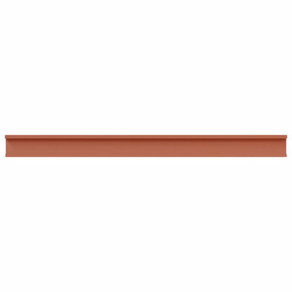Scaffale da parete 4 pcs Rosso 115 x 9 x 3 cm Legno multistrato