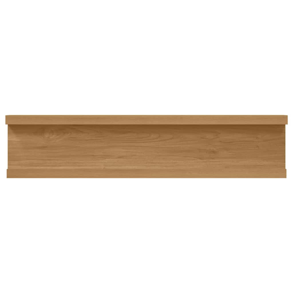 Scaffale da parete A parete 2 pcs Marrone 40 x 9 x 3 cm | homemem39