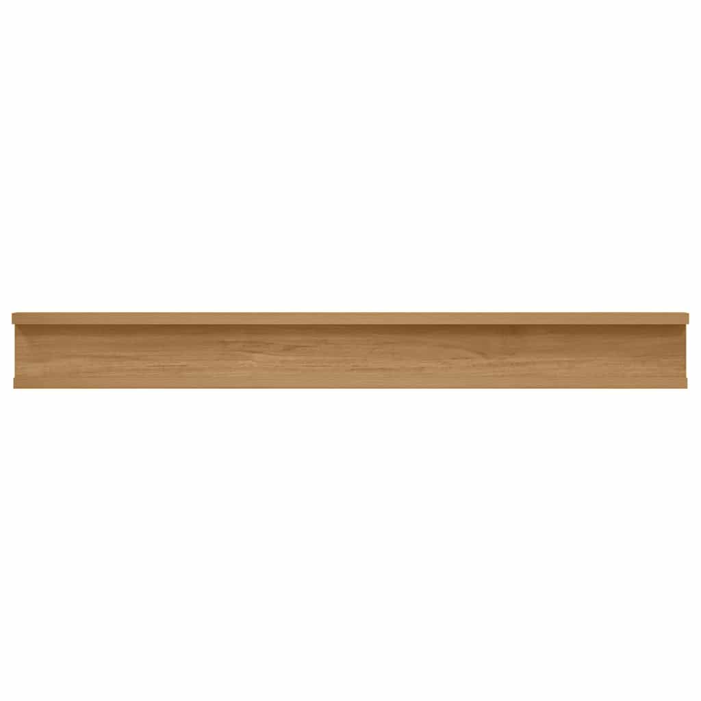 Scaffale da parete A parete 2 pcs Marrone 80 x 9 x 3 cm | homemem39