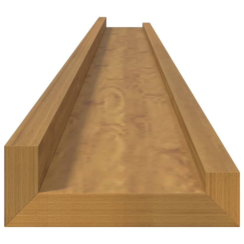 Scaffale da parete 4 pcs Beige 115 x 9 x 3 cm Legno multistrato