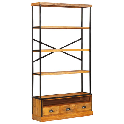 Scaffale a 5 ripiani Naturale 100 x 30 x 180 cm | homemem39
