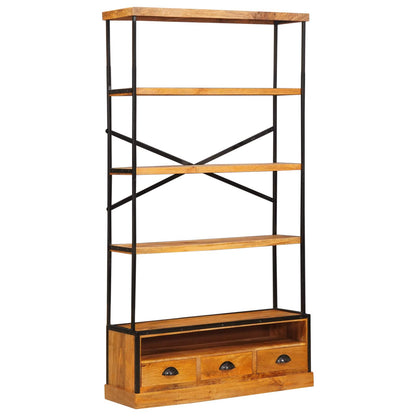 Scaffale a 5 ripiani Naturale 100 x 30 x 180 cm | homemem39