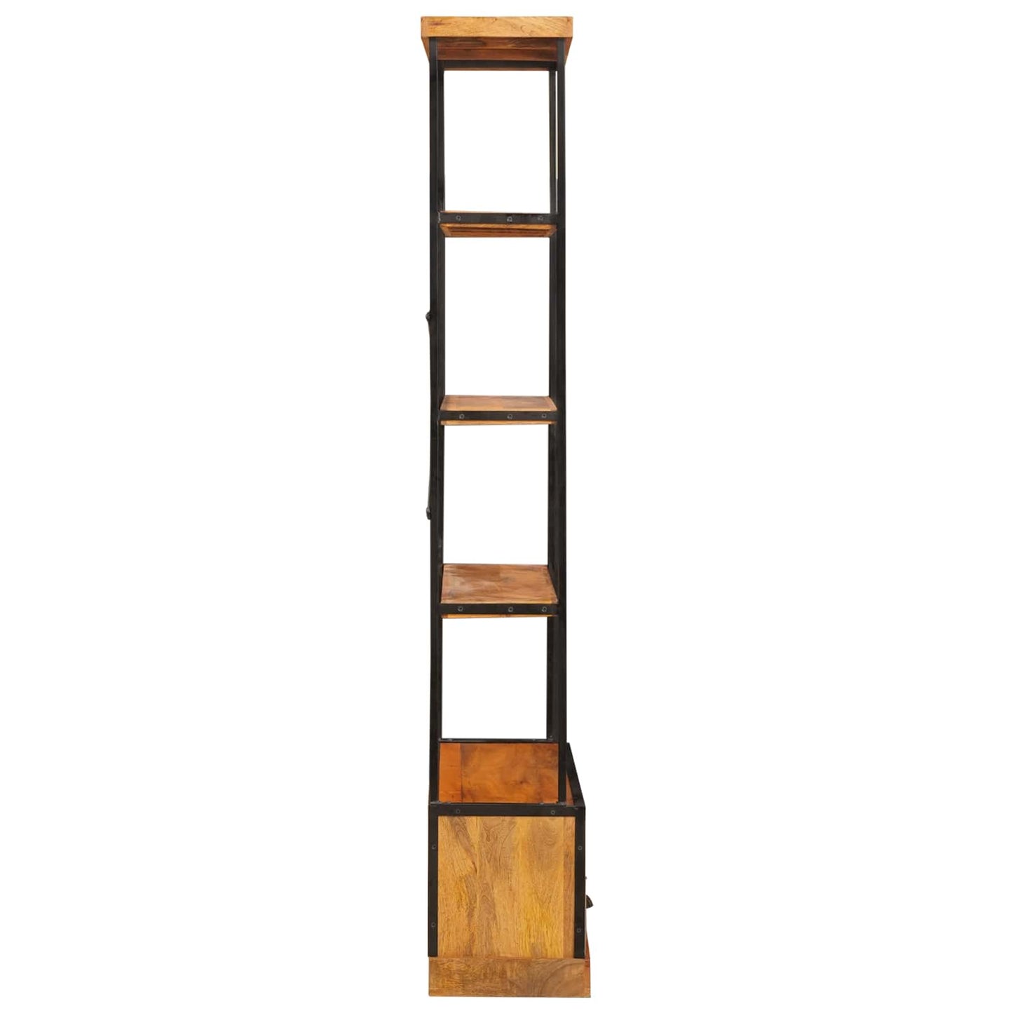 Scaffale a 5 ripiani Naturale 100 x 30 x 180 cm | homemem39