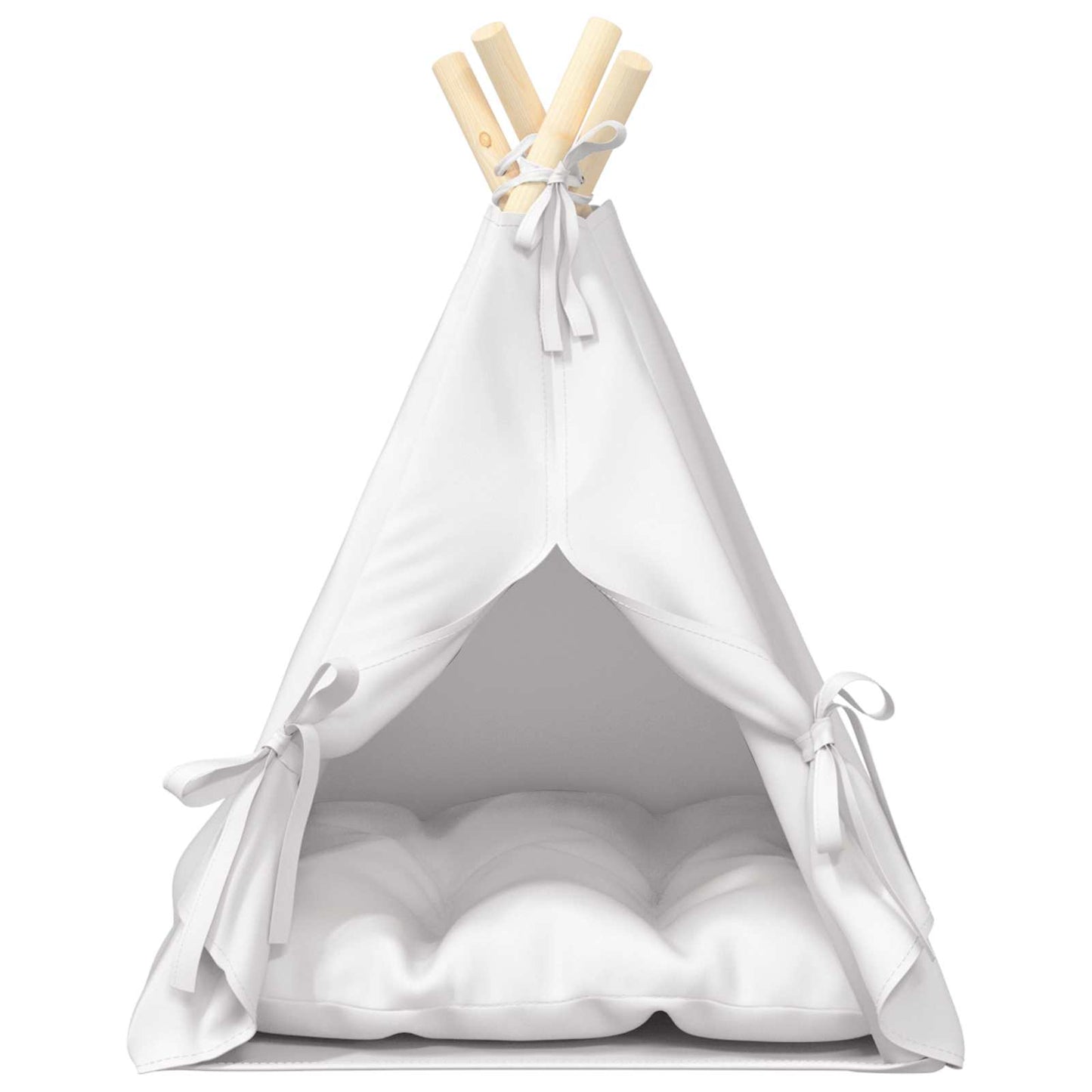 Tenda per animali con cuscino Bianco 40 x 40 x 50 cm Poliestere | homemem39