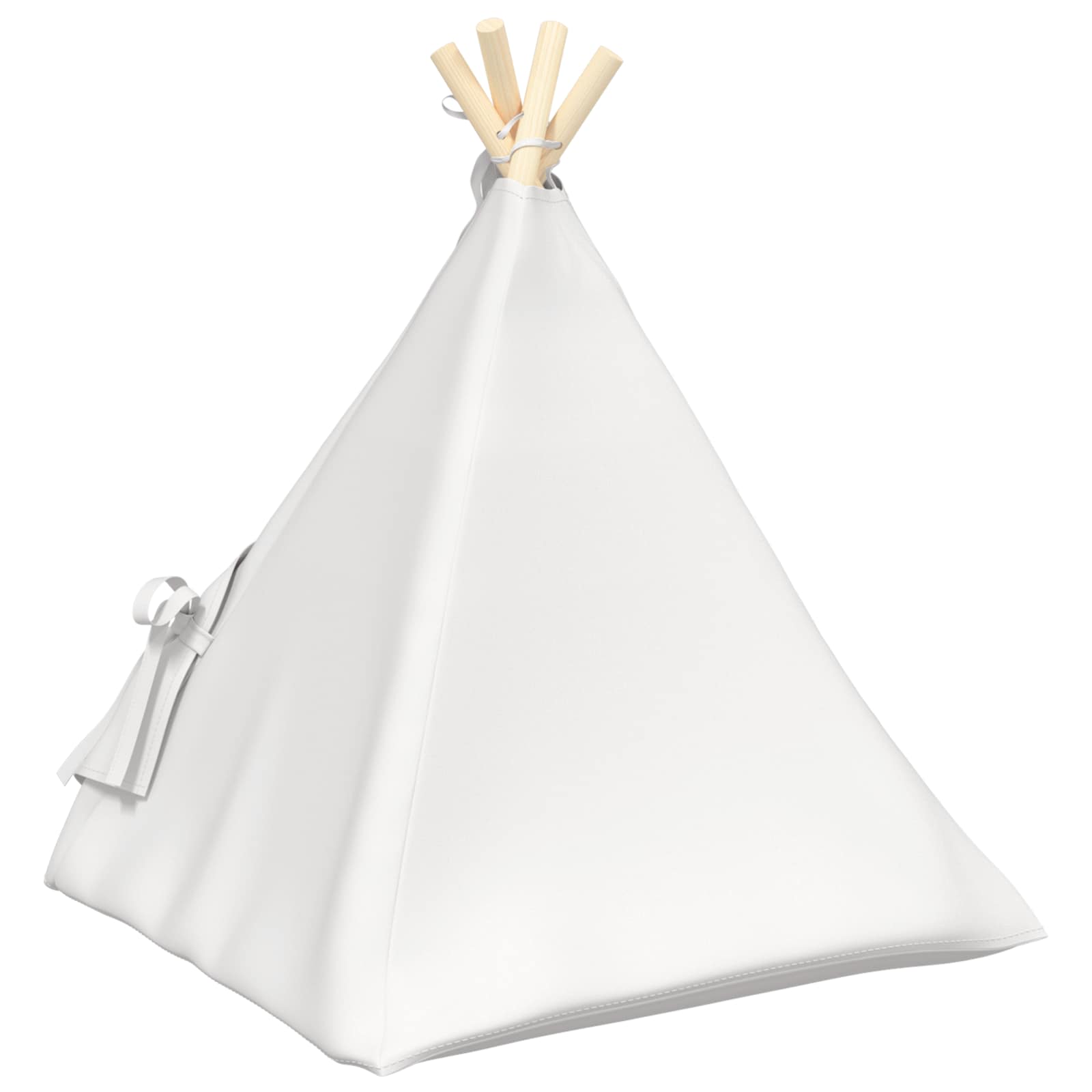 Tenda per animali con cuscino Bianco 50 x 50 x 60 cm Poliestere | homemem39