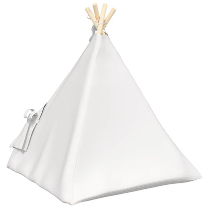 Tenda per animali con cuscino Bianco 60 x 60 x 70 cm Poliestere | homemem39