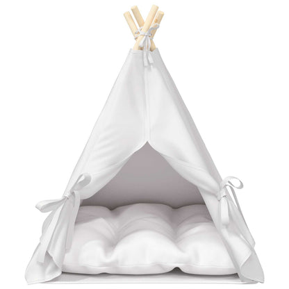 Tenda per animali con cuscino Bianco 60 x 60 x 70 cm Poliestere | homemem39