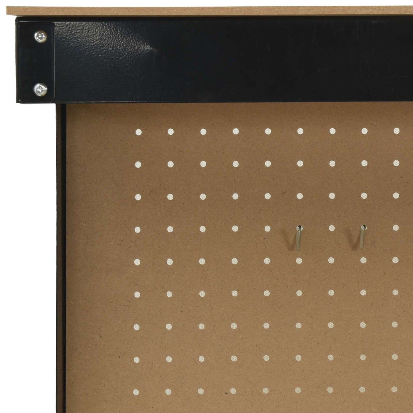 Banco da lavoro con lo scaffale Nero 81 x 41 x 145 cm | homemem39