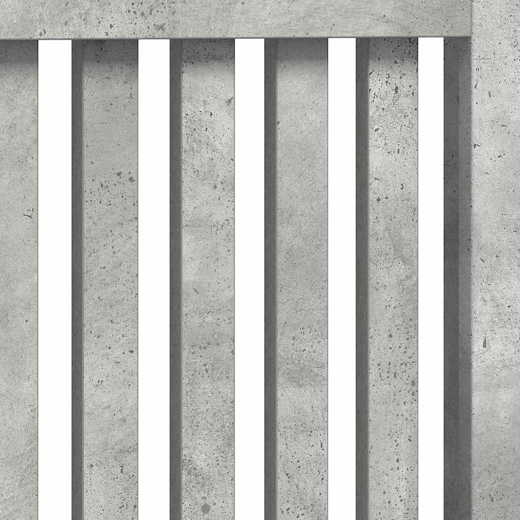 Copertura per radiatori Grigio cemento 172 x 19 x 81,5 cm