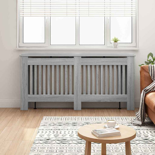 Copertura per radiatori Grigio Sonoma 172 x 19 x 81,5 cm