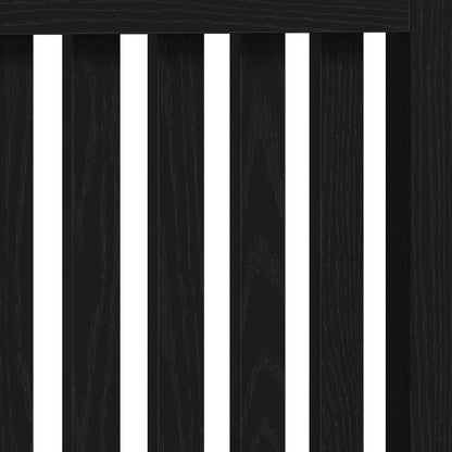 Copertura per radiatori Rovere Nero 172 x 19 x 81,5 cm | homemem39