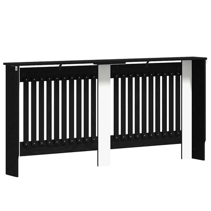 Copertura per radiatori Rovere Nero 172 x 19 x 81,5 cm | homemem39