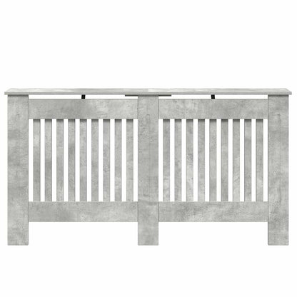 Copertura per radiatori Grigio cemento 152 x 19 x 81,5 cm | homemem39
