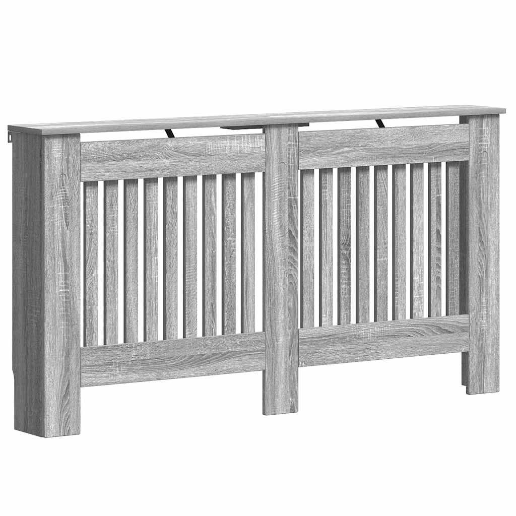 Copertura per radiatori Grigio Sonoma 152 x 19 x 81,5 cm