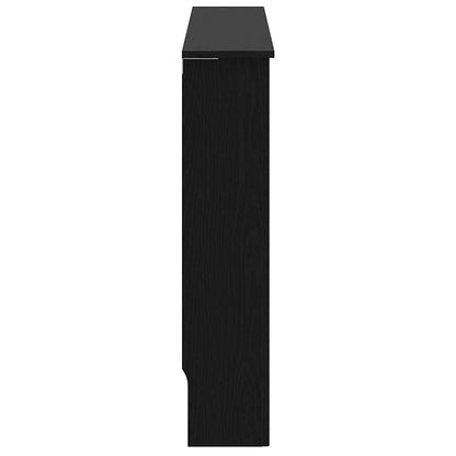 Copertura per radiatori Rovere Nero 152 x 19 x 81,5 cm | homemem39