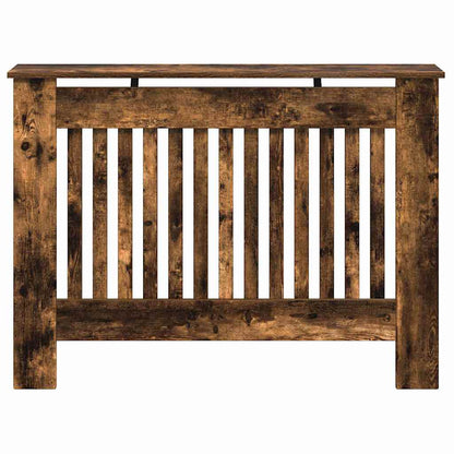 Copertura per radiatori Rovere fumé 112 x 19 x 81,5 cm