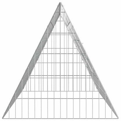 Gabbia per Conigli Argento 215 x 55 x 55 cm Acciaio zincato | homemem39
