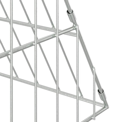 Gabbia per Conigli Argento 110 x 100 x 85 cm Acciaio zincato | homemem39