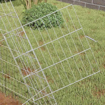 Gabbia per Conigli Argento 110 x 100 x 85 cm Acciaio zincato | homemem39