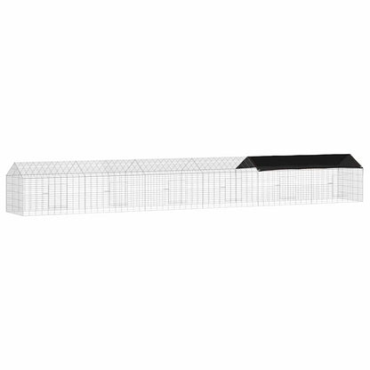 Gabbia per Conigli Argento 600 x 78 x 78 cm Acciaio zincato | homemem39