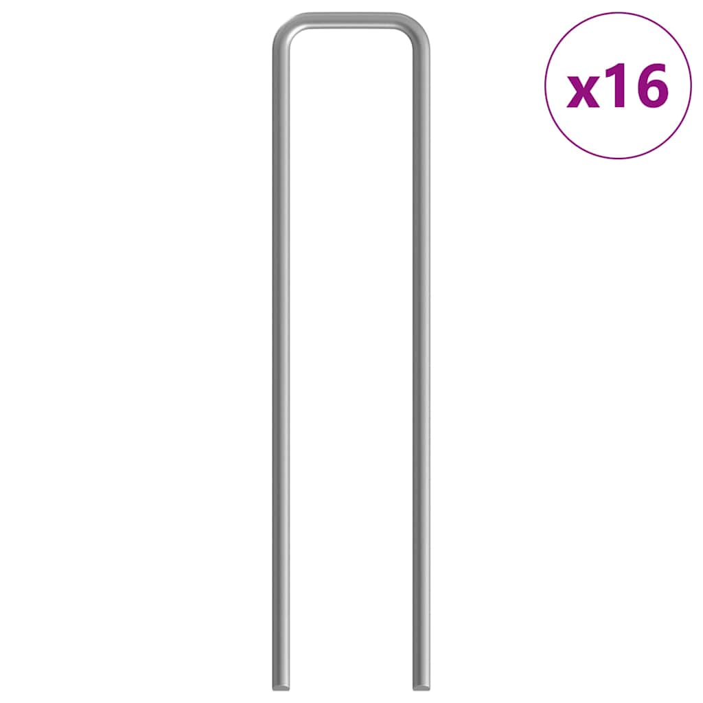 Gabbia per Conigli Argento 400 x 100 x 210 cm Acciaio zincato | homemem39
