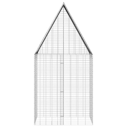 Gabbia per Conigli Argento 100 x 100 x 210 cm Acciaio zincato | homemem39