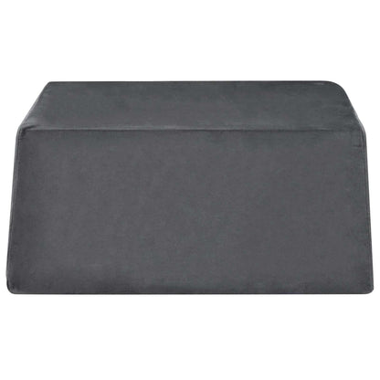 Cuscino per Gambe Tinta unita Grigio 63 x 52 x 19 cm Schiuma PU | homemem39