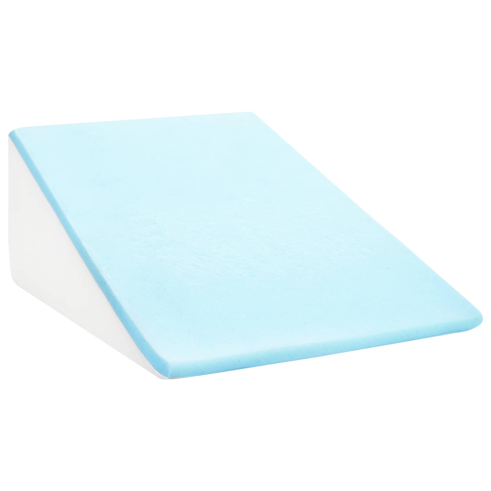 Cuscino per Gambe Bianco 60 x 50 x 30 cm Schiuma Memory | homemem39