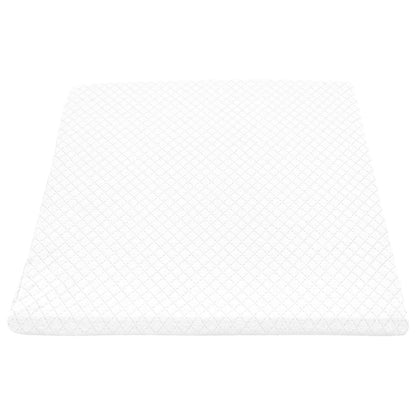 Cuscino per Gambe Bianco 60 x 50 x 30 cm Schiuma Memory | homemem39
