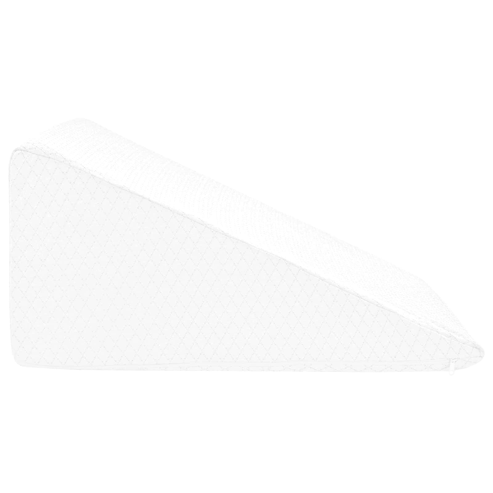 Cuscino per Gambe Bianco 60 x 50 x 30 cm Schiuma Memory | homemem39