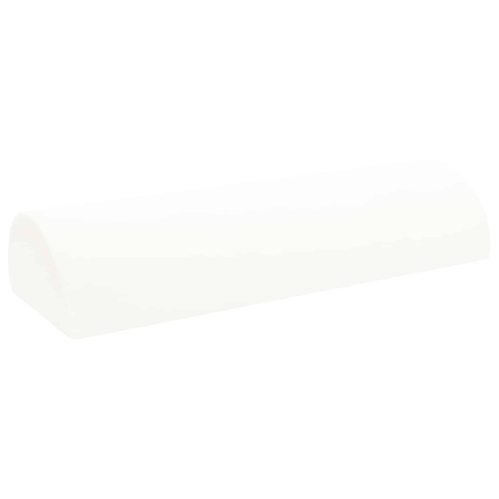 Cuscino per Gambe Bianco 52 x 20 x 12 cm Schiuma Memory | homemem39