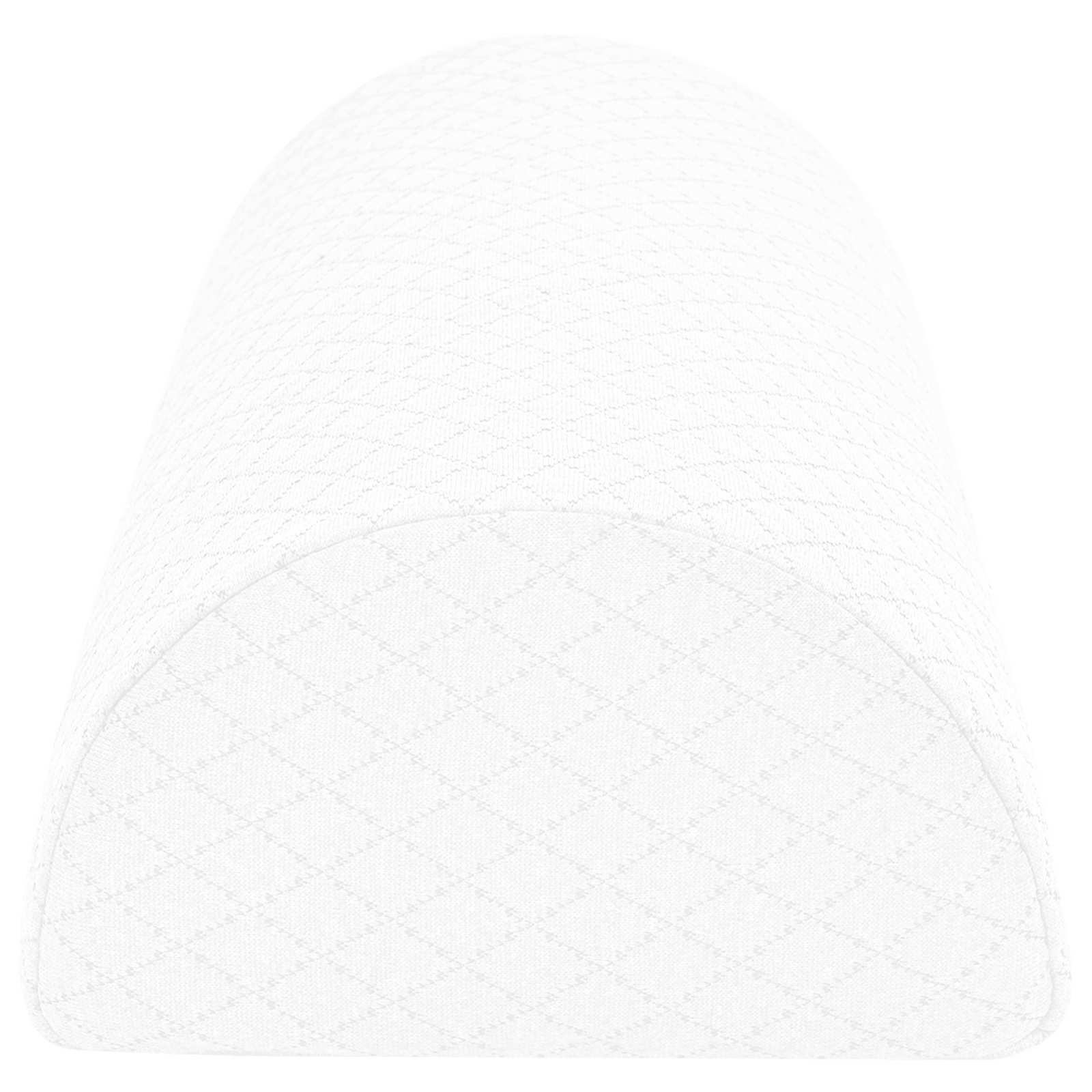 Cuscino per Gambe Bianco 52 x 20 x 12 cm Schiuma Memory | homemem39
