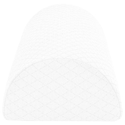 Cuscino per Gambe Bianco 52 x 20 x 12 cm Schiuma Memory | homemem39