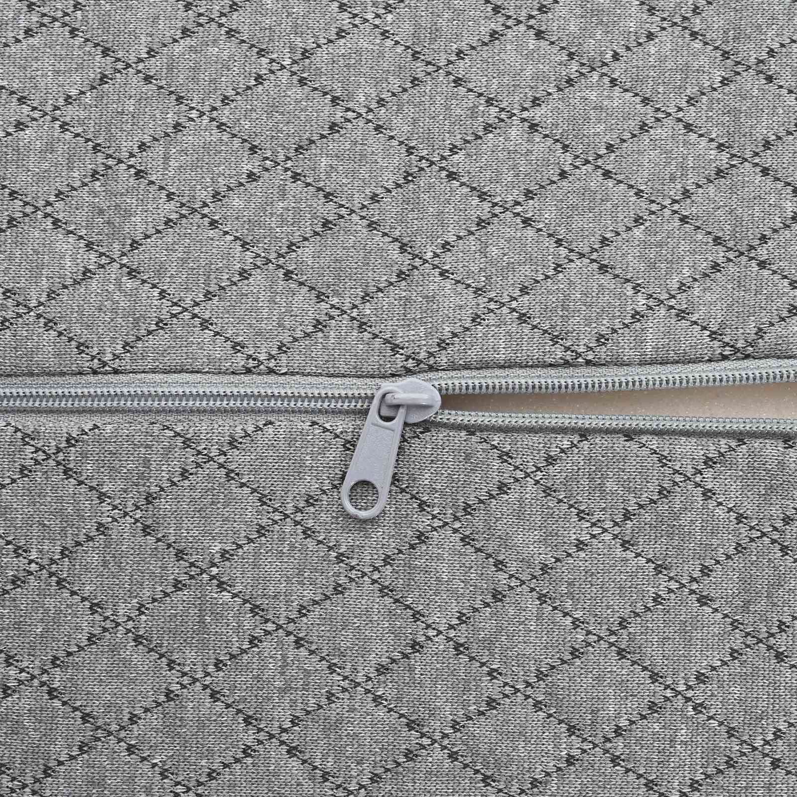 Cuscino per Gambe Grigio 52 x 20 x 11 cm Schiuma Memory | homemem39