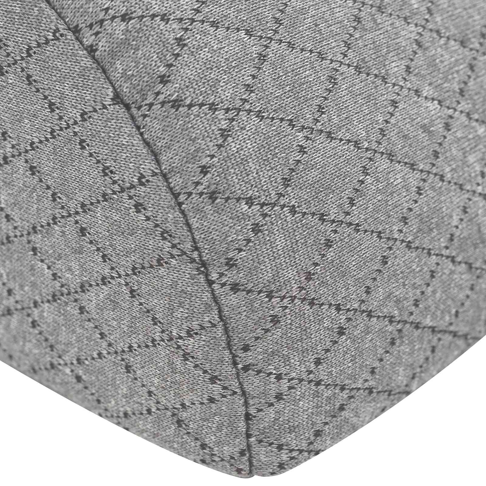 Cuscino per Gambe Grigio 52 x 20 x 11 cm Schiuma Memory | homemem39