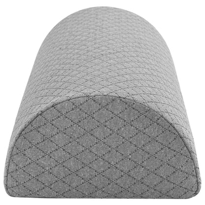 Cuscino per Gambe Grigio 52 x 20 x 11 cm Schiuma Memory | homemem39