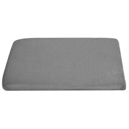 Cuscino per la seduta Grigio 39 x 38 x 8,5 cm Schiuma PU | homemem39