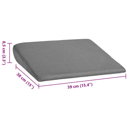 Cuscino per la seduta Grigio 39 x 38 x 8,5 cm Schiuma PU | homemem39