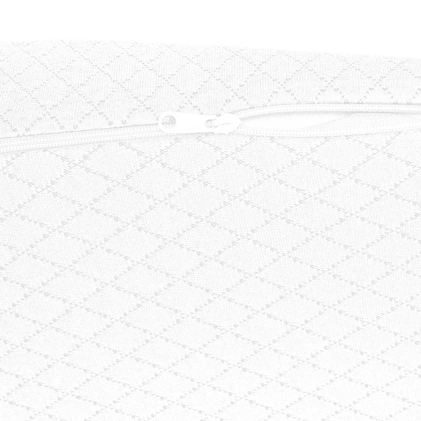 Cuscino a Wedge Bianco 69 x 64 x 19 cm Schiuma Memory | homemem39