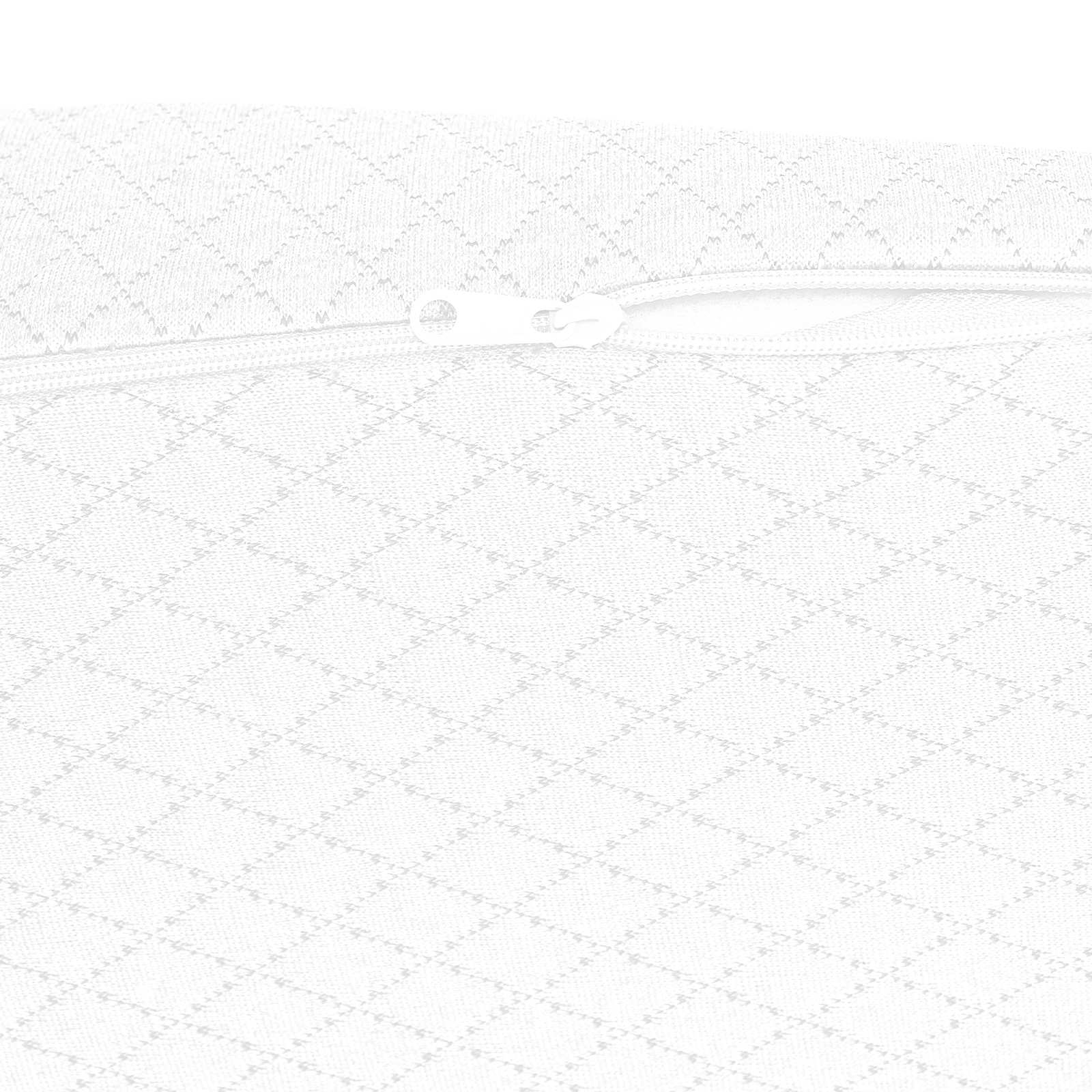 Cuscino a Wedge Bianco 69 x 64 x 19 cm Schiuma Memory | homemem39