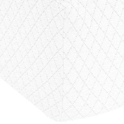 Cuscino a Wedge Bianco 69 x 64 x 19 cm Schiuma Memory | homemem39