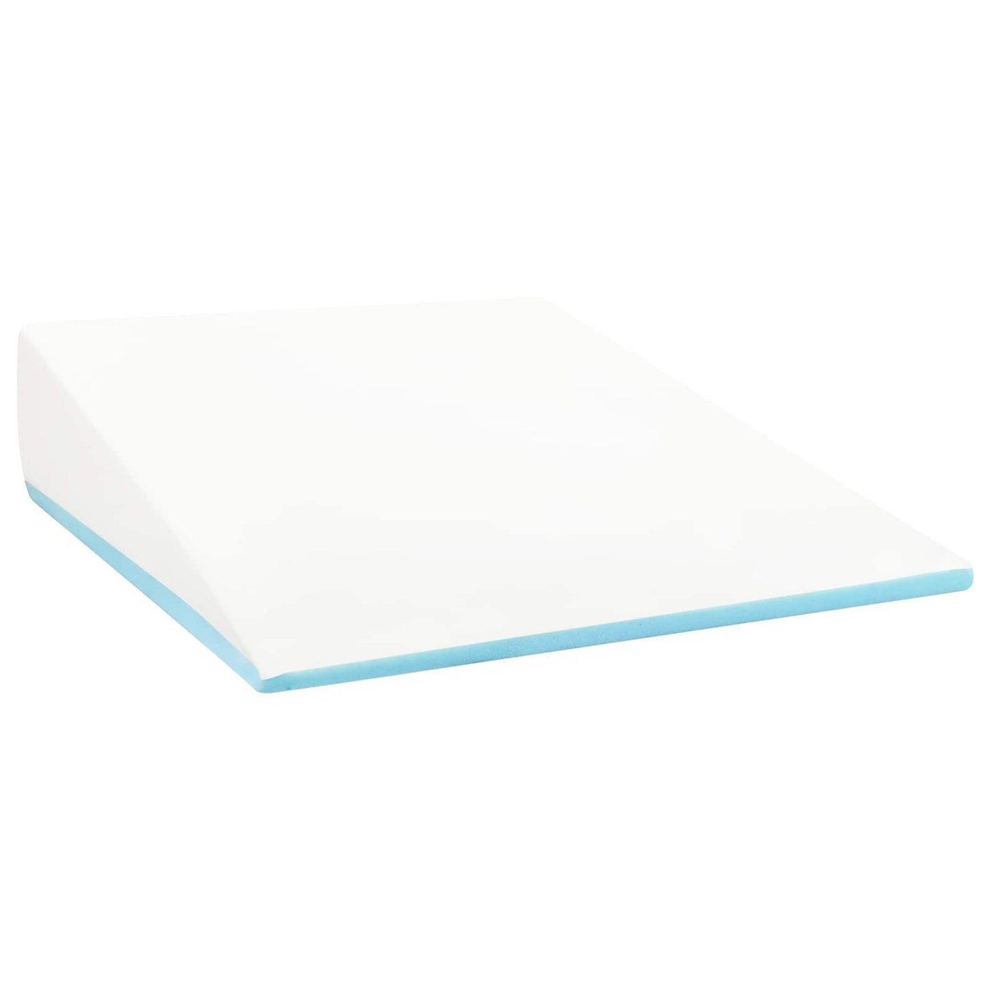 Cuscino a Wedge Bianco 69 x 64 x 19 cm Schiuma Memory | homemem39