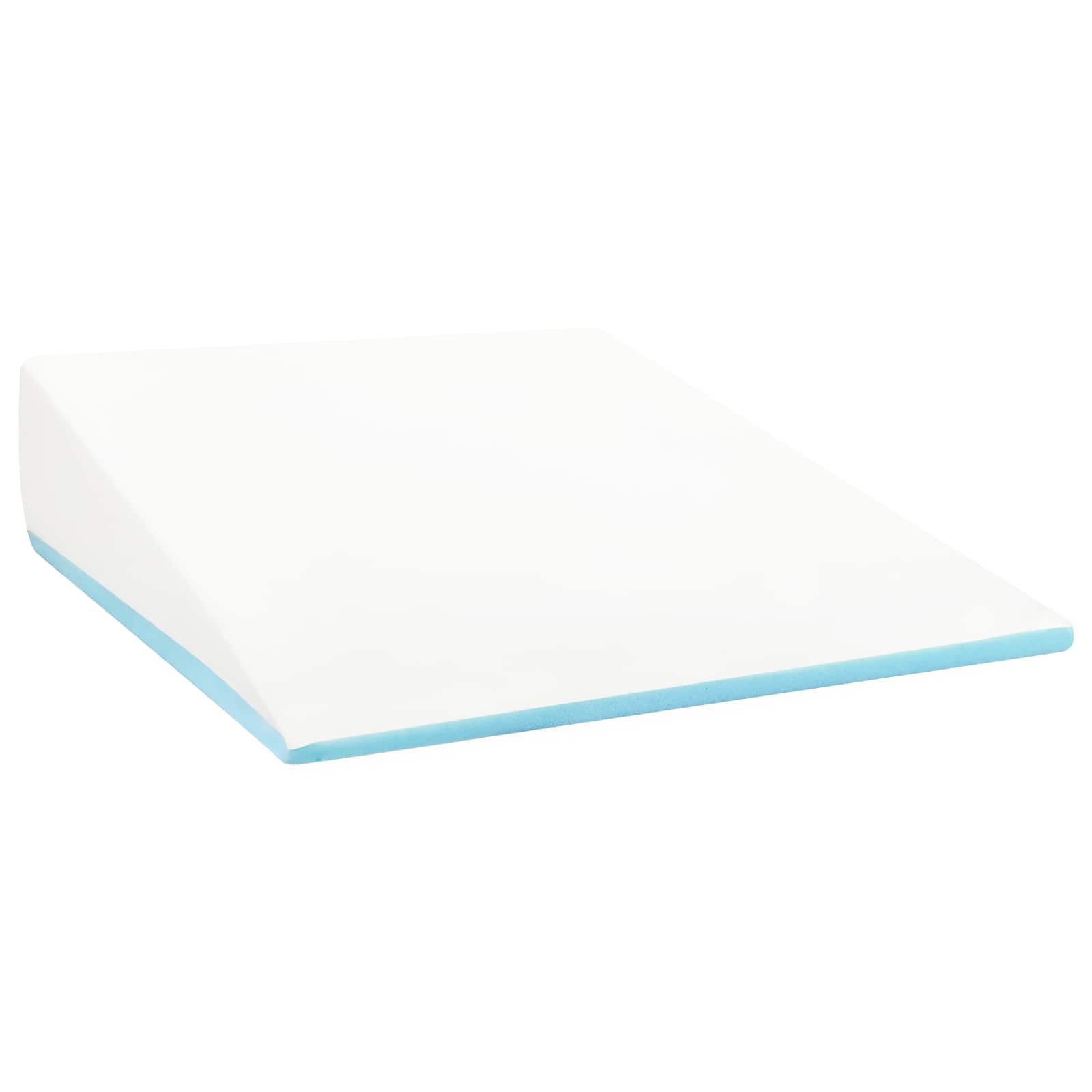 Cuscino a Wedge Bianco 69 x 64 x 19 cm Schiuma Memory | homemem39
