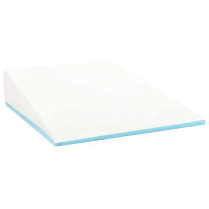 Cuscino a Wedge Bianco 69 x 64 x 19 cm Schiuma Memory | homemem39